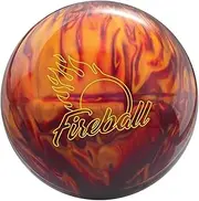 Ebonite PRE-DRILLED Fireball Bowling Ball - Red/Gold 11lbs
