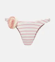 [Same] Same Rose 90s floral-appliqué bikini bottoms AU 12 pink