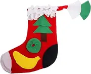VERDANVERSE Christmas Sock Shaped Pet Sniffing Mat Fun Feeding Training Accessory for Dogs Interactive Foraging Pad for Sniffing Slow Eating Bright Color Design for Engaging Pet Activities