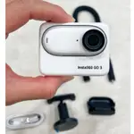 [二手］INSTA GO 3 防水運動相機128G 創作者套餐 螢幕可翻轉 VLOG助手 官方購入