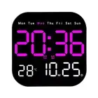 Specifications LED Date Digital Display Adjustment Wall Clock Alarm Clock