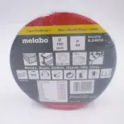 25pk Metabo 624019000 6" P40 Hook and Loop Sanding Sheets Discs Sandpaper
