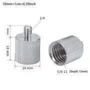 Lightweight Mic Stand Adapter for 1/4 Thread Level & Rangefinder Stand