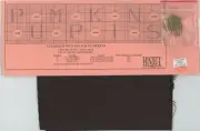 Hinzeit Pumpkins Mini Block with Charms & Fabric Counted Cross Stitch