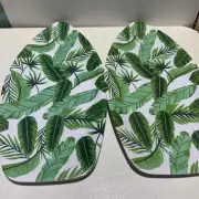 melamine cereal bowls and Serving Plates Tropical Print