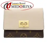 Louis Vuitton Monogram Tri-Fold Wallet Portefeuille Victorine M82398 Brown Greig