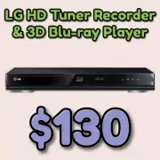 LG HD Tuner Recorder & 3D Blu-Ray Player