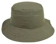 Mega Cap Outback Bucket Hat in Brown/Khaki - Size S/M