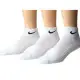 【Nike】2018男女舒適1/4高度白色運動短襪3入組【預購】