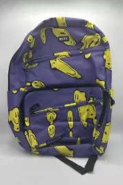 NWT Neff Drippy Smile Momentum Purple Backpack
