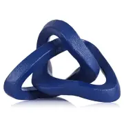 Infinity Knot Sculpture Blue Knot Decor Object, Abstract Knick Knacks Coffee ...