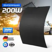 Atem Power 200W 12V Flexible Solar Panel Mono Shingled Battery Charging Caravan