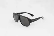 Alain Prost 461 Black Sunglasses Gray Lenses Internal Anti-Reflex