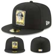 New Era Pittsburgh Pirates Fitted Hat Cooperstown Classic 1967 Patch Wool Cap