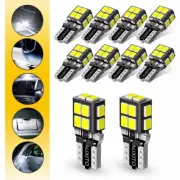 10X AUXITO Canbus Free T10 LED Wedge Parker License Plate Light Globe W5W 168 AU (for: Porsche)