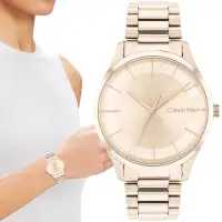 在飛比找momo購物網優惠-【Calvin Klein 凱文克萊】CK 優雅時尚腕錶-3