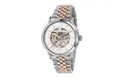 Maserati Epoca Two Tone Stainless Steel Silver Skeleton Dial Automatic R8823118011 100M Men's Watch