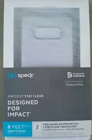 Speck Presidio Stay Clear Series Hard Case for Samsung Galaxy S10e - NIB
