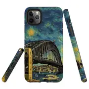 For iPhone 11 Pro Max Tough Protective Cover, Painting Of The Harbour Bridge