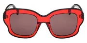 Emilio Pucci EP0220 51mm Square Shiny Black Sunglasses