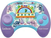 Lexibook, Disney Stitch Power Console® - Educational Bilingual Game Console with 100 Activities in English/French, JCG100Di1
