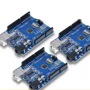 3PCS NEW Compatible with Arduino UNO R3 IDE, ATmega 328P CH340 R3 Board cp