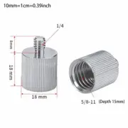 5/8 To 1/4 Adpater For 1/4 Thread Level And Rangefinder 5/8 Tripod Stand PART AU
