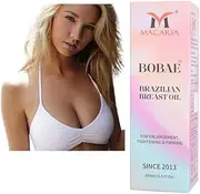 Bobae Brazilian Breast Enhancement Oil- Natural sexy Breast Firming Enlargement Oil for Women - Bust Enhancer to Lift and Tighten Breast, Boobs Bigger for Sensitive and All Skin Type