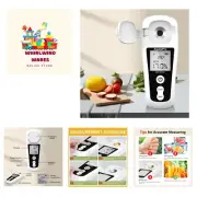 Digital Brix Refractometer with LCD, for Fruit Juice and Coffee, with Auto Te...