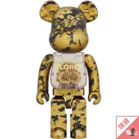 在飛比找蝦皮商城優惠-BEARBRICK FLOR GOLD 金色 永生花 100