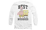 SpongeBob SquarePants Unisex Adult Best Buddies Patrick Star T-Shirt (White) - UTTV10568