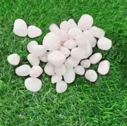 Milky White Pebbles Quartz Stones Home Décor Rocks Vase Fillers 500g 17oz 1.1lb