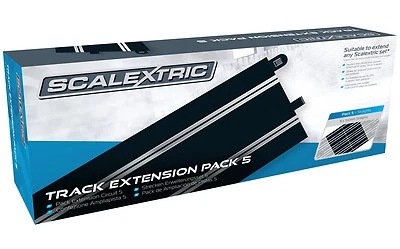 Scalextric Track Extension Pack 5 - 8pcs C8205 350mm Straight Tracks C8554