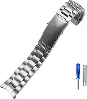 [BKUANE] 18mm 20mm 22mm Watch Accessories Stainless Steel Strap for Omega 007 Seamaster Planet Ocean 300m Sports watchband Bracelet belt