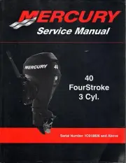 2010 MERCURY OUTBOARD 40 FourStroke 3 Cyl. P/N 90-899974 SERVICE MANUAL (443)