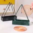 2pcs Portable Iron Incense Burner Holder Incense Coil Burner Incense Coil Holder
