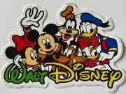 WALT DISNEY FRIENDS Sticker (1pc)Cartoon Character•Mickey •Minnie •Goofy•Donald•