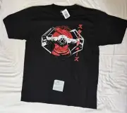 Star Wars Celebration Japan 2025 Tie Fighter BrushT-Shirt, Size X-Large