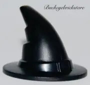 NEW Lego Minifig BLACK WITCH HAT Castle Kingdom Devil Sorcerer Head Gear