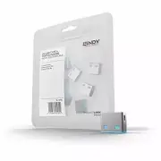 LINDY USB Port Blocker without key - Pack of 10 Colour Code Blue