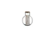 Ladelle Eco Recycled 31cm Glass Aran Terrarium Container Home Room Decor Clear