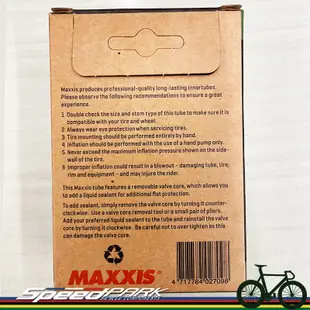 【速度公園】MAXXIS 瑪吉斯 26 x 1.0 / 1.25 48mm 高壓內胎 登山車 法式氣嘴專用 87g