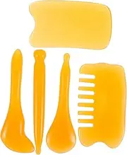 Scalp Gua Sha Set Facial Massage Tools Kit Gua Sha Facial Tool Set Portable Resin Scraper Board