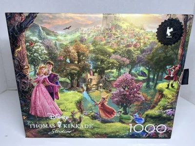 Thomas Kinkade Silver Select Disney Sleeping Beauty 1000 P Puzzle New Ceaco
