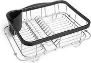 Umbra 1004292-047 Sink Dish Rack, Black Large