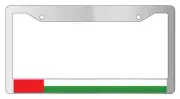 Madagascar Chrome METAL License Plate Frame World Flags
