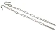 OER Zinc Plated Tailgate Chain Set For 1941-1953 Chevy and GMC Stepside Trucks