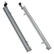 Plexidor Performance Pet Doors Sliding Track 19.25" With Flip Lock In Silver