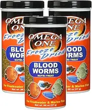 (3 Pack) Freeze Dried Blood Worms 0.96oz