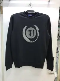 在飛比找Yahoo!奇摩拍賣優惠-Trussardi jeans 黑藍灰三色 Logo 圖案 